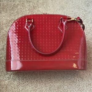 Arcadia Patent Leather Dome Purse